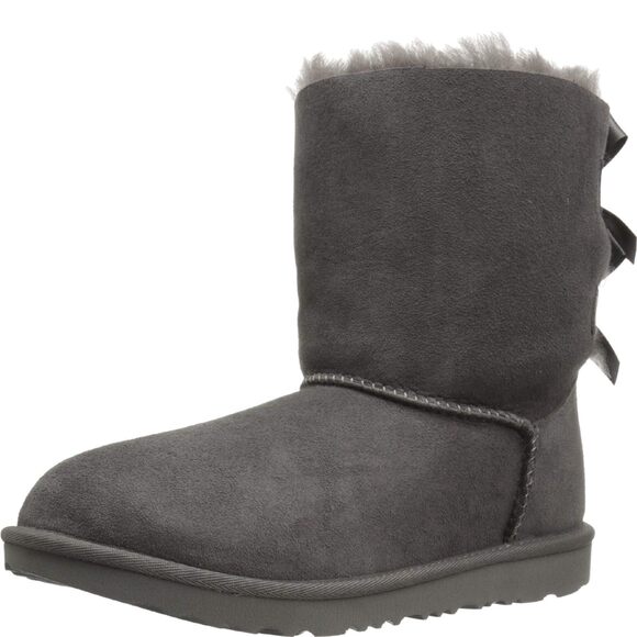 UGG Unisex-Child Bailey Bow Ii Boot Grey 03